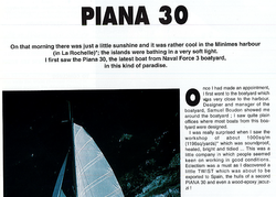 Essai : Piana 30